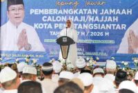 Wakil Wali Kota Herlina, saat menyampaikan kata sambutan.