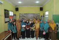 Tim Penggerak PKK Kabupaten Asahan turun langsung memberikan pembinaan kepada Kecamatan Air Joman