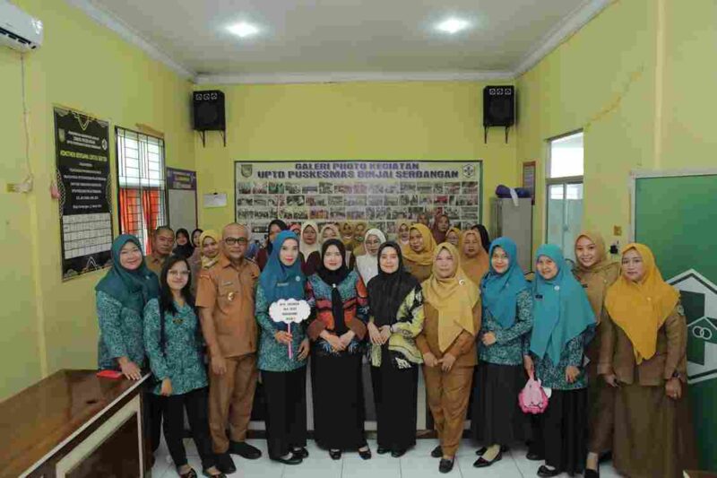 Tim Penggerak PKK Kabupaten Asahan turun langsung memberikan pembinaan kepada Kecamatan Air Joman