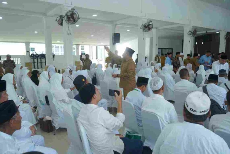Pemkab Asahan menggelar upah-upah 247 calon jamaah haji 2026.