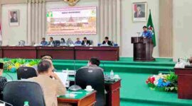 rapat paripurna yang berlangsung pada Kamis (23 April 2026) di Gedung DPRD Simalungun, Pematang Raya.