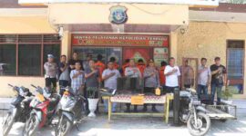 kegiatan pemaparan yang berlangsung pada Kamis (23 April 2026) di Markas Polsek Gunung Malela.