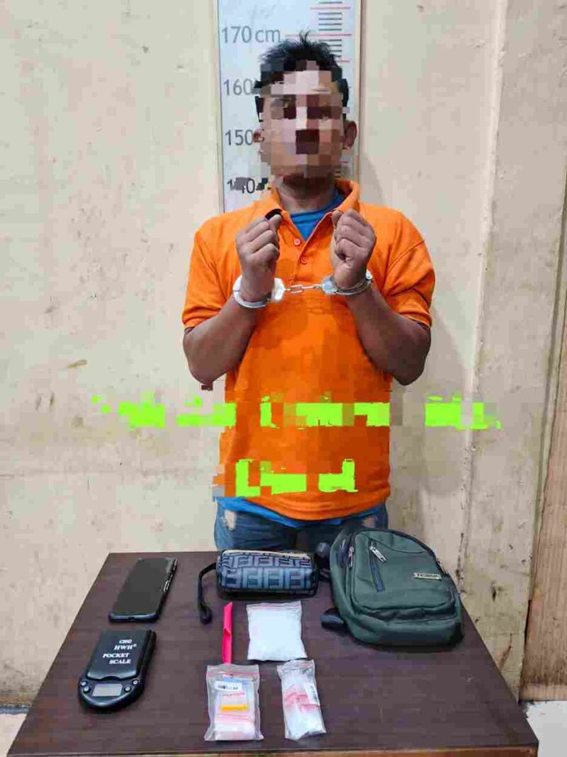 Satuan Reserse Narkoba Polres Langkat mengamankan seorang pria berinisial D (32) yang diduga terkait peredaran narkotika jenis sabu