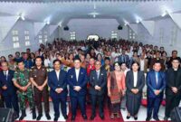 perayaan Paskah Oikoumene 2026 di wilayah terpencil sebagai bagian dari upaya mendekatkan pelayanan kepada masyarakat, dalam kegiatan yang berlangsung pada Rabu (23 April 2026) di Gereja Katolik Santa Clara, Desa Parsaoran, Kecamatan Sitio-tio.
