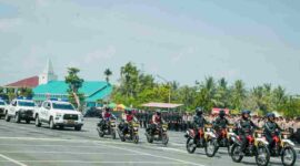 Apel Akbar dan Deklarasi Sabuk Kamtibmas di Markas Polda Sumatera Utara, Jumat, 24 April 2026.