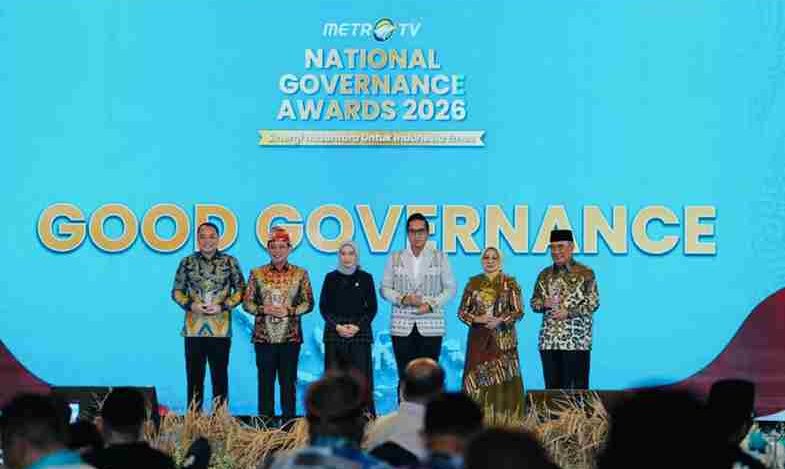 Kota Medan meraih National Governance Award 2026 atas transformasi layanan digital.