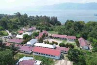 SMKN 1 Simanindo dilihat dari Udara. 