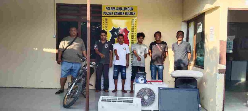 Polisi Simalungun menangkap tiga terduga pelaku curat dalam satu malam.