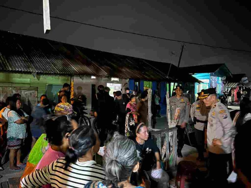 Brimob Polda Sumut gelar patroli skala besar di Belawan pada 25–26 April 2026.