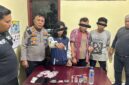 Tiga terduga penyalahguna narkoba diamankan di Huntap Ture-ture, Kabupaten Karo.