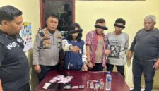 Tiga terduga penyalahguna narkoba diamankan di Huntap Ture-ture, Kabupaten Karo.