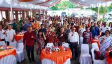 Perayaan Paskah Keluarga Besar Silalahi Raja, Boru, Bere, Ibebere Kota Pematangsiantar yang digelar di rumah dinas wali kota, Jalan MH Sitorus, pada Minggu, 26 April 2026.