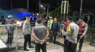 Polres Tapteng gelar patroli Blue Light antisipasi 3C dan balap liar