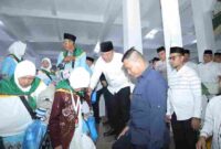 Pemerintah Kabupaten Asahan melepas keberangkatan Jamaah Calon Haji (JCH) Kloter 7 Tahun 1447 H/2026 M dalam suasana khidmat, Selasa (28/04/2026) dini hari.