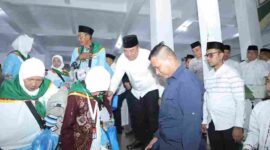 Pemerintah Kabupaten Asahan melepas keberangkatan Jamaah Calon Haji (JCH) Kloter 7 Tahun 1447 H/2026 M dalam suasana khidmat, Selasa (28/04/2026) dini hari.