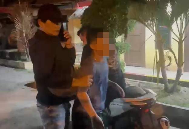 Terduga pelaku berinisial MS (17), warga Kelurahan Belawan I, diamankan pada malam hari di kawasan Kampung Nelayan Seberang.