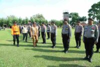 Suasana apel kesiapsiagaan bencana 2026 kota Pematangsiantar..