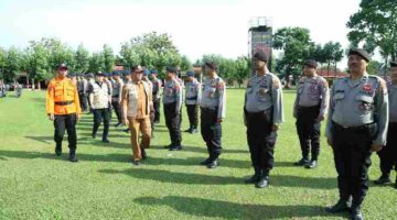 Suasana apel kesiapsiagaan bencana 2026 kota Pematangsiantar..