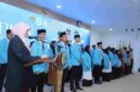 Pelantikan Dewan Eksekutif Mahasiswa (DEMA) Institut Agama Islam Daar Al-Ulum (IAIDU) Asahan periode 2026–2027 yang digelar di Aula Melati Kantor Bupati Asahan, Selasa (28 April 2026).