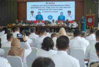 Pemerintah Kabupaten Asahan menerima kunjungan Tim Supervisi desa dan kelurahan percontohan dalam rangka lomba Hari Kesatuan Gerak (HKG) PKK Provinsi Sumatera Utara Tahun 2026