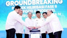 Groundbreaking hilirisasi PTPN IV di KEK Sei Mangkei dimulai.