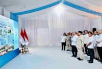 Presiden Prabowo Subianto melakukan groundbreaking proyek hilirisasi nasional tahap II di Refinery Unit IV Cilacap, Jawa Tengah, pada Rabu, 29 April 2026.