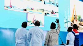 Presiden Prabowo Subianto melakukan groundbreaking proyek hilirisasi nasional tahap II di Refinery Unit IV Cilacap, Jawa Tengah, pada Rabu, 29 April 2026. 