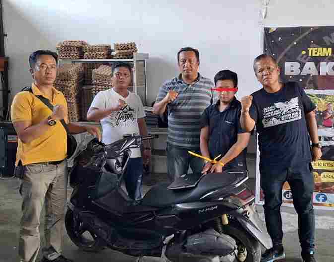 curanmor simalungun, kriminal sumut, polsek gunung malela, pencurian motor, medan