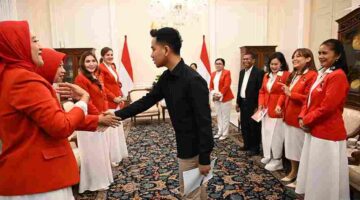 Wakil Presiden Gibran Rakabuming Raka menerima audiensi organisasi Perempuan Indonesia Maju (PIM) di Istana Wakil Presiden, Jakarta, pada Kamis, 16 April 2026.