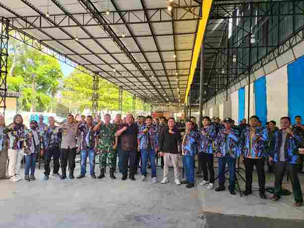 Suasana usai acara Halal Bihalal IPK Asahan beberapa waktu lalu.