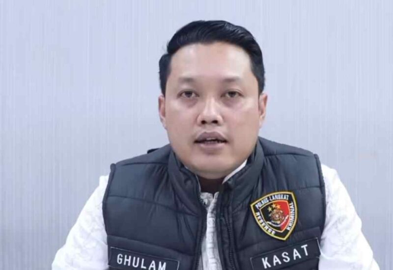 Kepala Satuan Reserse Kriminal Polres Langkat, AKP Ghulam Yanuar Lutfi,