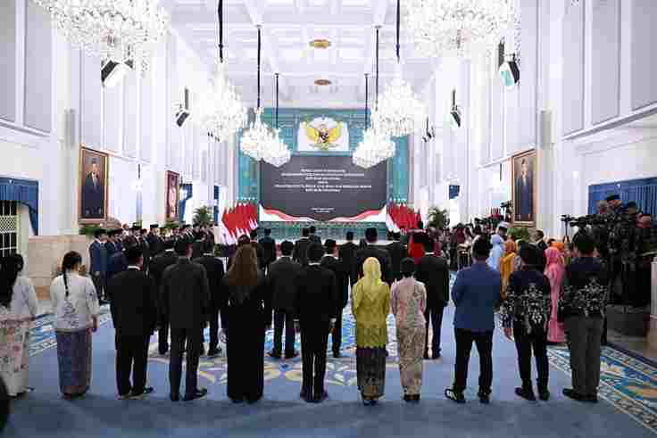 Acara pelantikan pengucapan sumpah jabatan Ombudsman Republik Indonesia