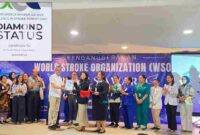 RS Murni Teguh Horas Insani raih WSO Angels Award Diamond dari World Stroke Organization. Senin, 20 April 2026.
