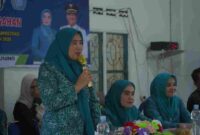 TP PKK Asahan membina Desa Rahuning untuk memperkuat tertib administrasi sebagai persiapan lomba PKK tingkat kabupaten.