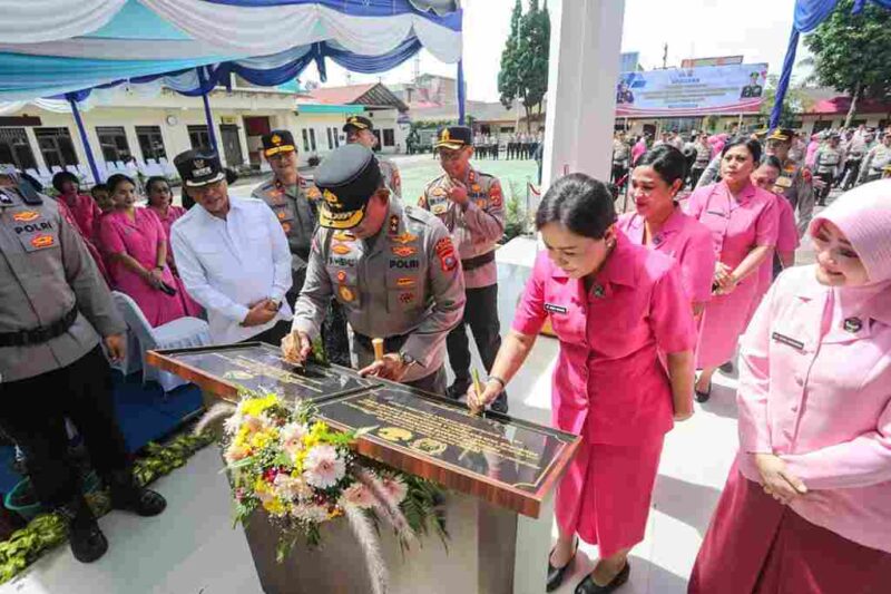 Kapolda Sumut meresmikan perubahan Polres Tanah Karo menjadi Polres Karo.