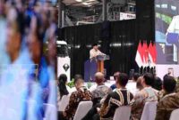 Presiden Prabowo Subianto menyampaikan sambutannya pada peresmian fasilitas perakitan kendaraan komersial listrik milik PT VKTR Sakti Industries di Kabupaten Magelang, Provinsi Jawa Tengah, Kamis, 9 April 2026. Foto: BPMI Setpres