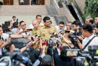 Gubernur Sumatera Utara (Sumut) Muhammad Bobby Afif Nasution, usai mengikuti rapat pengembalian dana Transfer ke Daerah (TKD) di Jakarta, Senin (25/5/2026).