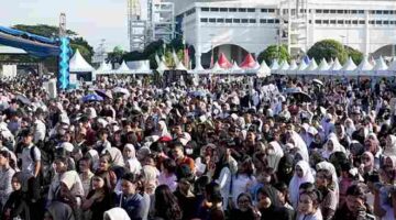 Ribuan Pengunjung Padati Penutupan Gebyar Pendidikan Sumut.