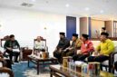 Gubernur Sumatera Utara (Sumut) Bobby Afif Nasution di dampingi OPD, menerima audiensi Lembaga Pengembangan Tilawatil Qur'an (LPTQ) provinsi Sumatera Utara di ruang kerja Gubernur lantai 10 Kantor Gubernur, Kamis (21/5/2026)