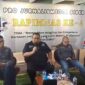 Ketua DPP PJS Divisi Advokasi dan Pembelaan Wartawan saat memberikan sambutan DPP PJS di Rakernas PJS, Selasa (12/05/2026) di Jakarta.