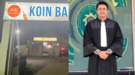 Keterangan : Salah Satu THM di Kota Pematangsiantar (Kiri), praktisi Hukum dan Pengacara Roberto Sagala,SH.,MH.