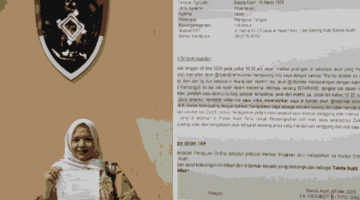 Seorang pengacara dan aktivis asal Aceh, Yulindawati, melaporkan tiga akun media sosial ke Subdirektorat V Tindak Pidana Siber Direktorat Reserse Kriminal Khusus (Ditreskrimsus) Polda Aceh.