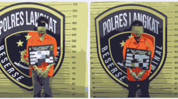 CG (24), warga Medan Johor, dan DW (30), warga Hamparan Perak, Kabupaten Deli Serdang ditangkap pihak kepolisian.