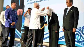 Wakil Gubernur Sumatera Utara (Sumut) Surya membuka Pelatihan Kepemimpinan Nasional (PKN) Tingkat II Angkatan XII Tahun 2026 di Aula Raja Inal Siregar, Kantor Gubernur Sumut, Jalan Diponegoro 30, Medan, Rabu (20/5/2026).