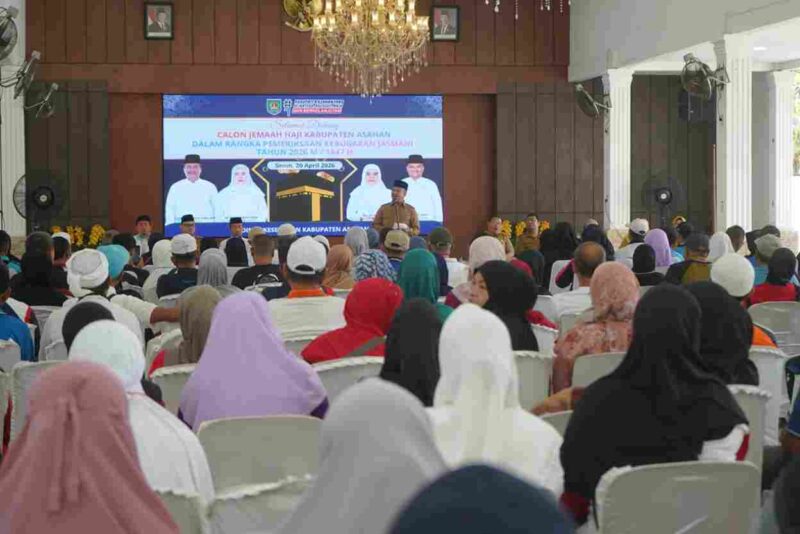 Jemaah Calon Haji Kabupaten Asahan dalam rangka Pemeriksaan Kebugaran Jasmani tahun 2026 M / 1447 H 