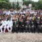 Upacara peringatan Hari Pendidikan Nasional (Hardiknas) 2026 yang berlangsung pada Sabtu (2/5/2026) di UPTD SMP Negeri 1 Pematangsiantar, Jalan Merdeka, Kelurahan Pardomuan, Kecamatan Siantar Timur.