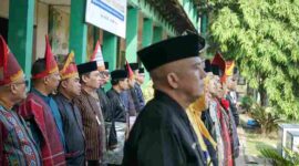 Upacara Hari Pendidikan Nasional (Hardiknas) 2026 yang berlangsung pada Sabtu (2/5/2026) di SMP Negeri 1 Medan.