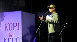 Rico Waas hadiri festival puisi di Medan.