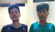 dua pelaku jambret di Aek Horsik.
