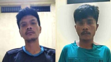 dua pelaku jambret di Aek Horsik.